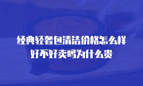 经典轻奢包清洁价格怎么样好不好卖吗为什么贵