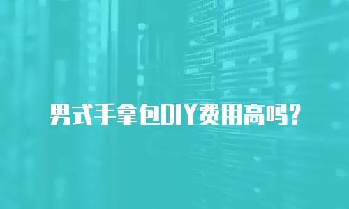 男式手拿包DIY费用高吗？