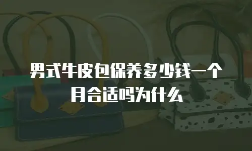 男式牛皮包保养多少钱一个月合适吗为什么