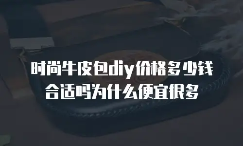 时尚牛皮包diy价格多少钱合适吗为什么便宜很多