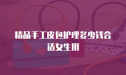 精品手工皮包护理多少钱合适女生用