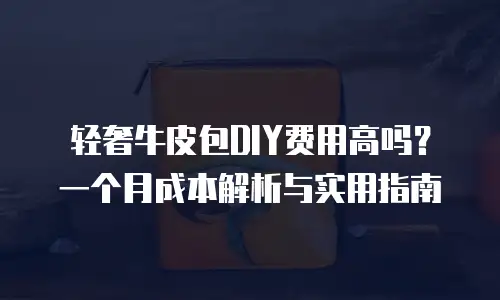 轻奢牛皮包DIY费用高吗？一个月成本解析与实用指南