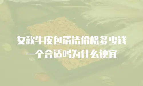 女款牛皮包清洁价格多少钱一个合适吗为什么便宜