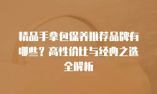 精品手拿包保养推荐品牌有哪些？高性价比与经典之选全解析