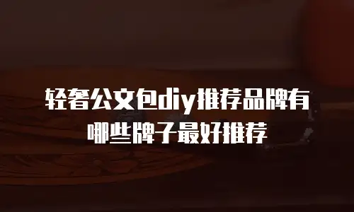 轻奢公文包diy推荐品牌有哪些牌子最好推荐