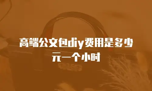 高端公文包diy费用是多少元一个小时
