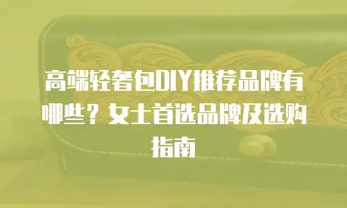 高端轻奢包DIY推荐品牌有哪些？女士首选品牌及选购指南
