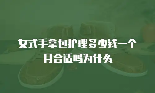 女式手拿包护理多少钱一个月合适吗为什么
