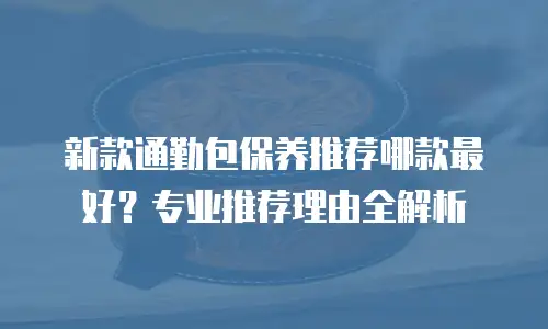 新款通勤包保养推荐哪款最好？专业推荐理由全解析