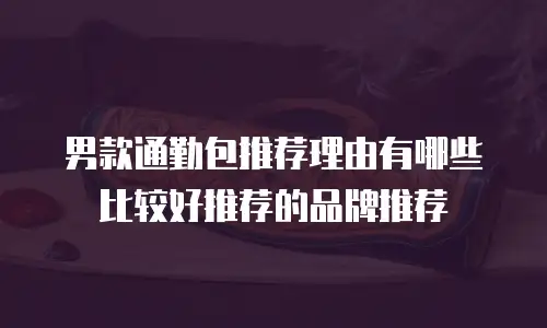 男款通勤包推荐理由有哪些比较好推荐的品牌推荐
