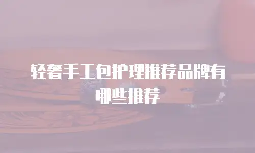 轻奢手工包护理推荐品牌有哪些推荐