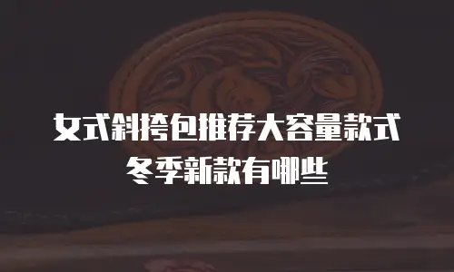 女式斜挎包推荐大容量款式冬季新款有哪些