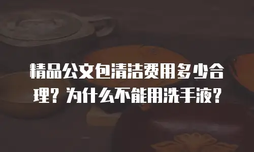精品公文包清洁费用多少合理？为什么不能用洗手液？