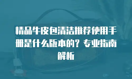精品牛皮包清洁推荐使用手册是什么版本的？专业指南解析
