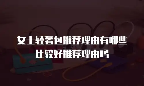 女士轻奢包推荐理由有哪些比较好推荐理由吗