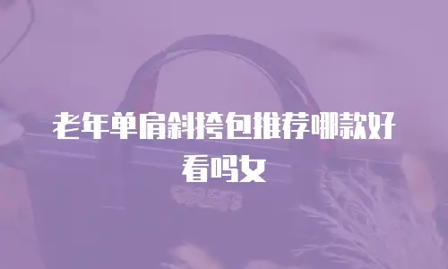 老年单肩斜挎包推荐哪款好看吗女