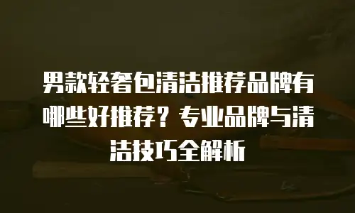 男款轻奢包清洁推荐品牌有哪些好推荐？专业品牌与清洁技巧全解析