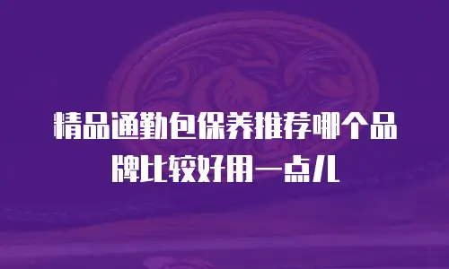 精品通勤包保养推荐哪个品牌比较好用一点儿