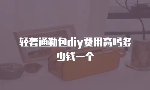轻奢通勤包diy费用高吗多少钱一个