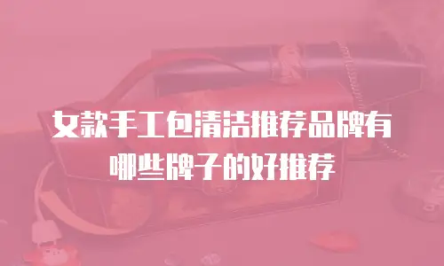 女款手工包清洁推荐品牌有哪些牌子的好推荐