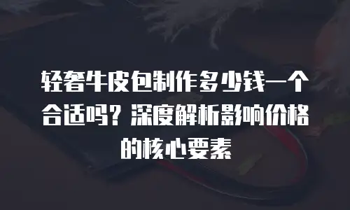 轻奢牛皮包制作多少钱一个合适吗？深度解析影响价格的核心要素