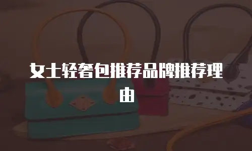 女士轻奢包推荐品牌推荐理由