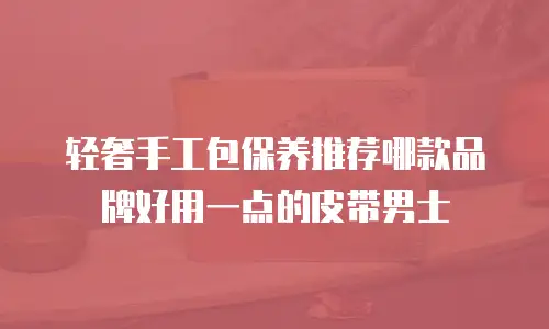轻奢手工包保养推荐哪款品牌好用一点的皮带男士
