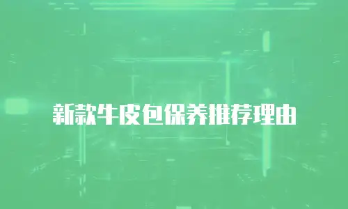 新款牛皮包保养推荐理由
