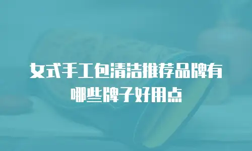 女式手工包清洁推荐品牌有哪些牌子好用点
