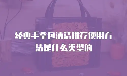 经典手拿包清洁推荐使用方法是什么类型的
