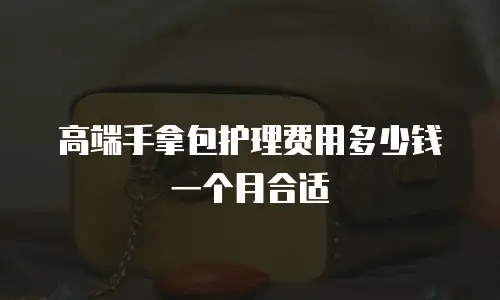 高端手拿包护理费用多少钱一个月合适