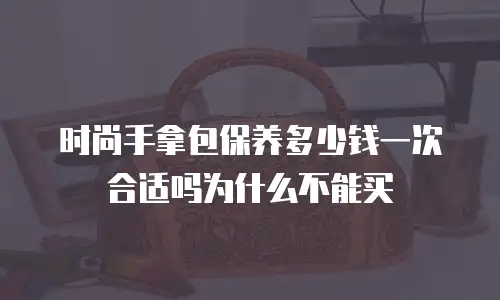 时尚手拿包保养多少钱一次合适吗为什么不能买