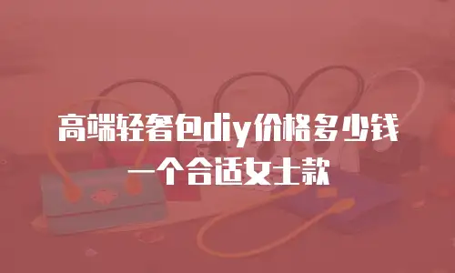 高端轻奢包diy价格多少钱一个合适女士款