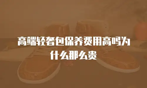 高端轻奢包保养费用高吗为什么那么贵