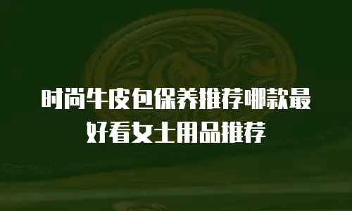 时尚牛皮包保养推荐哪款最好看女士用品推荐
