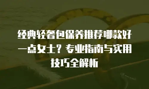经典轻奢包保养推荐哪款好一点女士？专业指南与实用技巧全解析