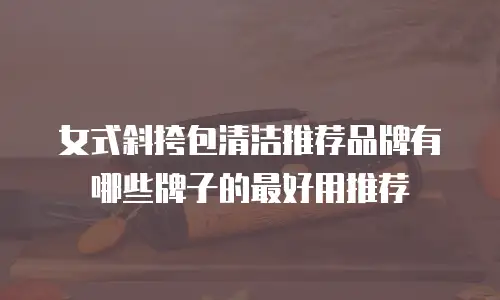 女式斜挎包清洁推荐品牌有哪些牌子的最好用推荐