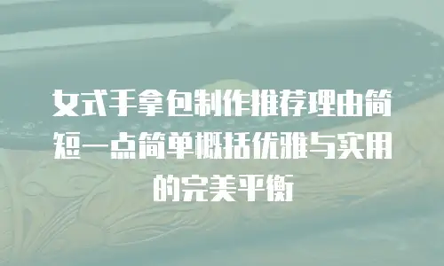 女式手拿包制作推荐理由简短一点简单概括优雅与实用的完美平衡 