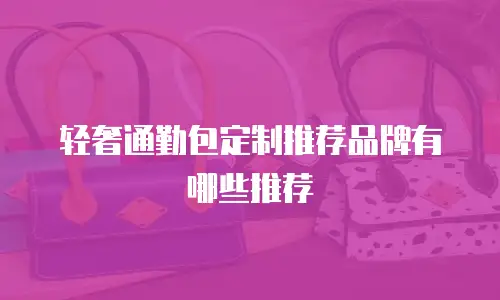 轻奢通勤包定制推荐品牌有哪些推荐