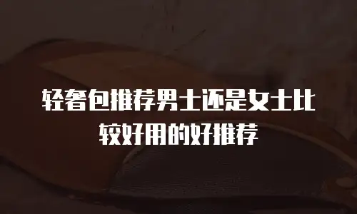 轻奢包推荐男士还是女士比较好用的好推荐