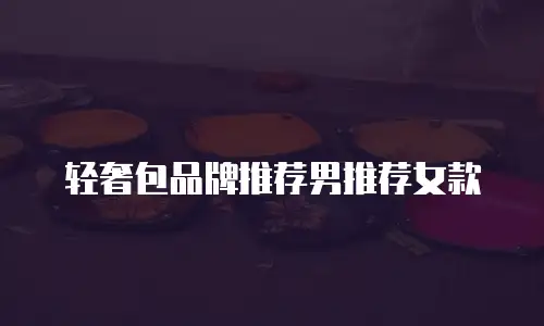轻奢包品牌推荐男推荐女款