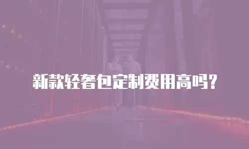 新款轻奢包定制费用高吗？