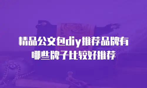 精品公文包diy推荐品牌有哪些牌子比较好推荐