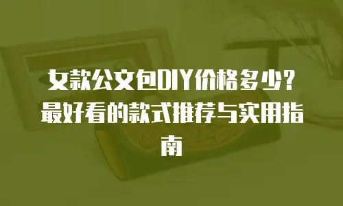 女款公文包DIY价格多少？最好看的款式推荐与实用指南
