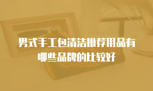 男式手工包清洁推荐用品有哪些品牌的比较好