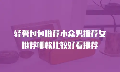 轻奢包包推荐小众男推荐女推荐哪款比较好看推荐