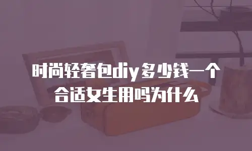时尚轻奢包diy多少钱一个合适女生用吗为什么