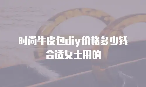 时尚牛皮包diy价格多少钱合适女士用的