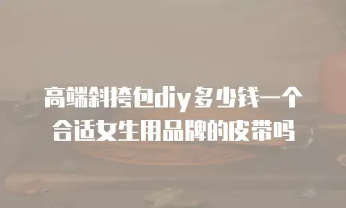 高端斜挎包diy多少钱一个合适女生用品牌的皮带吗