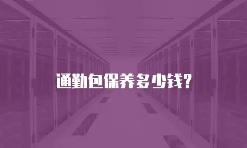 通勤包保养多少钱？